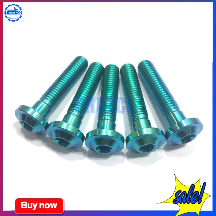 Ốc gr5 8li40 đầu dù gắn các vị trí tương thích trên xe máy ( giá 1 con )