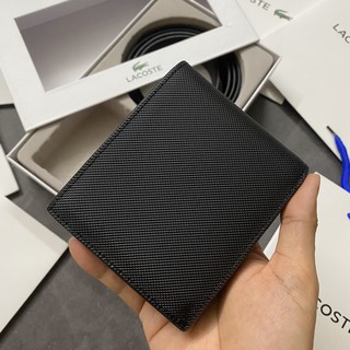 Set Lacoste nịt ví gài - S001
