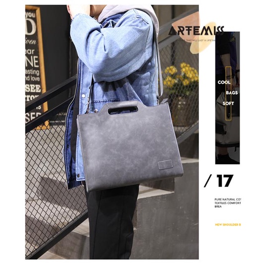 Túi nam ⚡FREESHIP⚡da cầm tay, đeo vai hiện đại lịch lãm Lịch lãm, phong cách, bền đẹp. BH 12t Tặng Vớ nam YTH2 | BigBuy360 - bigbuy360.vn