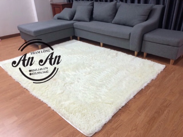 Thảm lông lót sàn - thảm trải sàn loại 1 size to 2m x 1m6