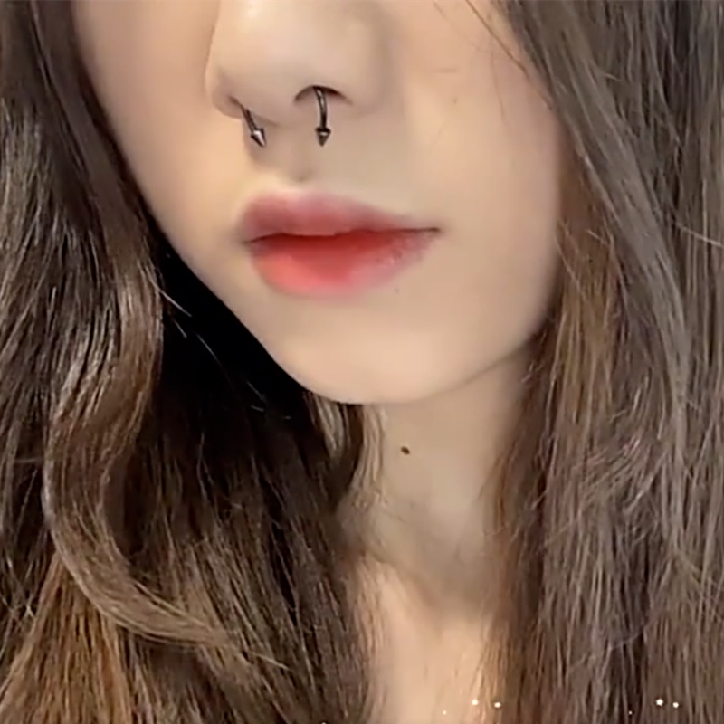 Khuyên Mũi Giả Hợp Kim Từ Tính Thời Trang Unisex