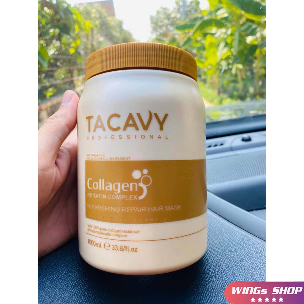 Hấp Tacavy Collagen 1000ML 🛑FreeShip🛑 Siêu Phục Hồi Tóc Hư Tổn | Hàng Chính Hãng