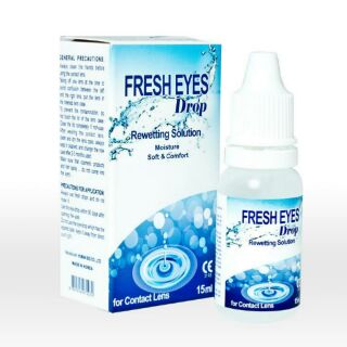Thuốc nhỏ mắt dành cho kính áp tròng fresh eyes