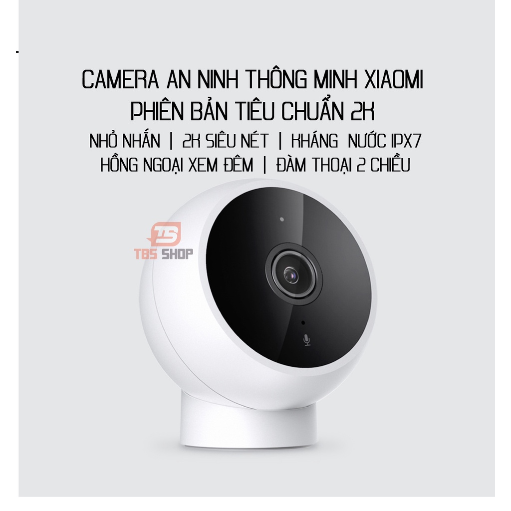 Camera Xiaomi 2K góc rộng kháng nước ip67 trong nhà ngoài trời