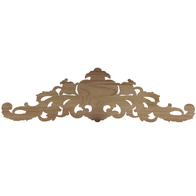 Miếng gỗ khắc hình hoa trang trí nội thất độc đáo