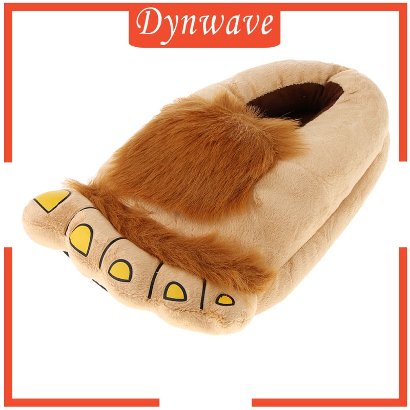 Dép Bông Đi Trong Nhà Ấm Áp Hình Quái Vật Chân To Unisex