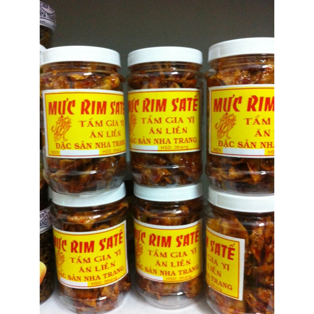 Mực satế nguyên con đặc sản nha trang 200g