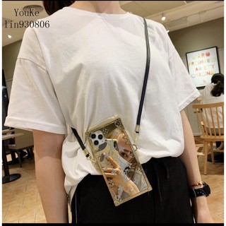 Ốp vuông L V kèm dây đeo IPhone 6/7/8:6p/7p/8p/X/Xsmax/11/11promax/12/12pro/12promax/13/13pro/13promax