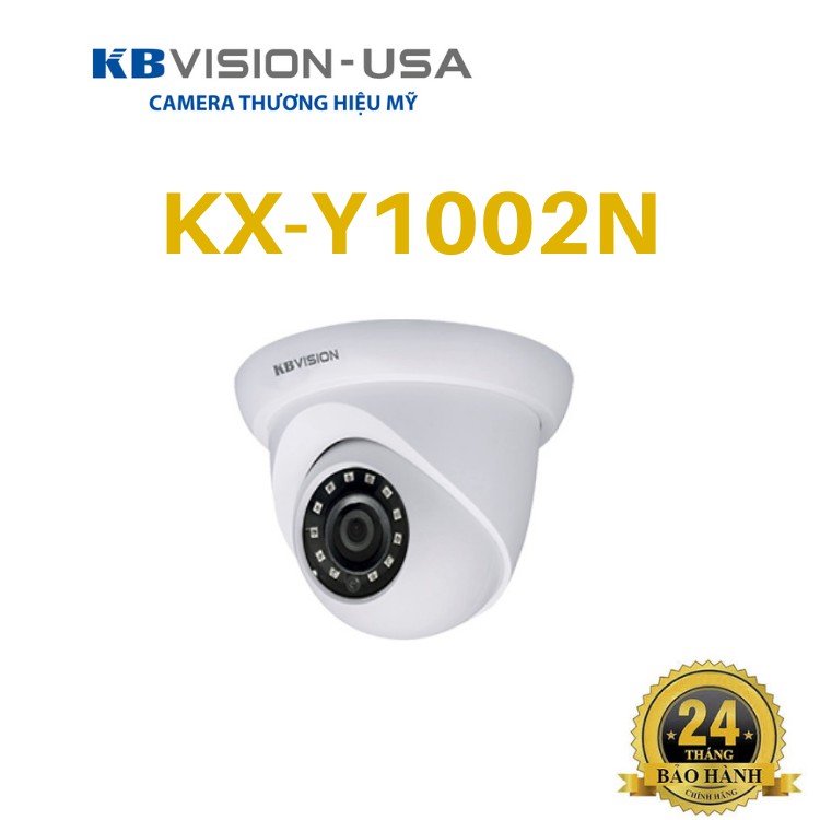 Camera IP Dome hồng ngoại 1.0 Megapixel KBVISION KX-Y1002N