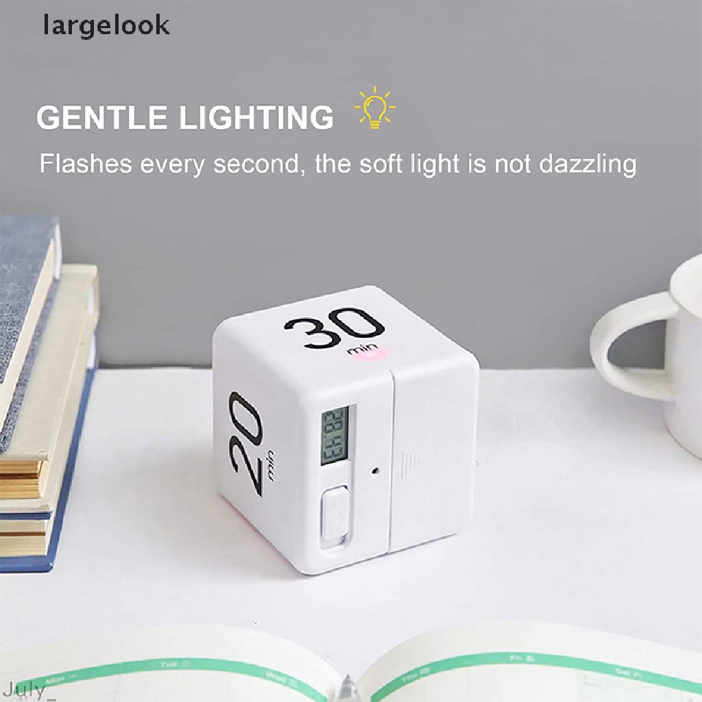 Đồng Hồ Hẹn Giờ Dạng Khối Lật Cảm Biến Trọng Lực Cho Nhà Bếp ♨Nóng Bỏng