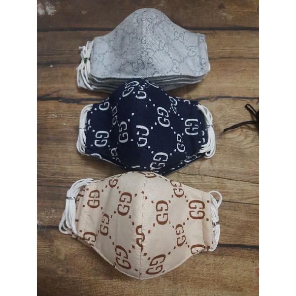 Khẩu trang gucci vải kate mã GG1