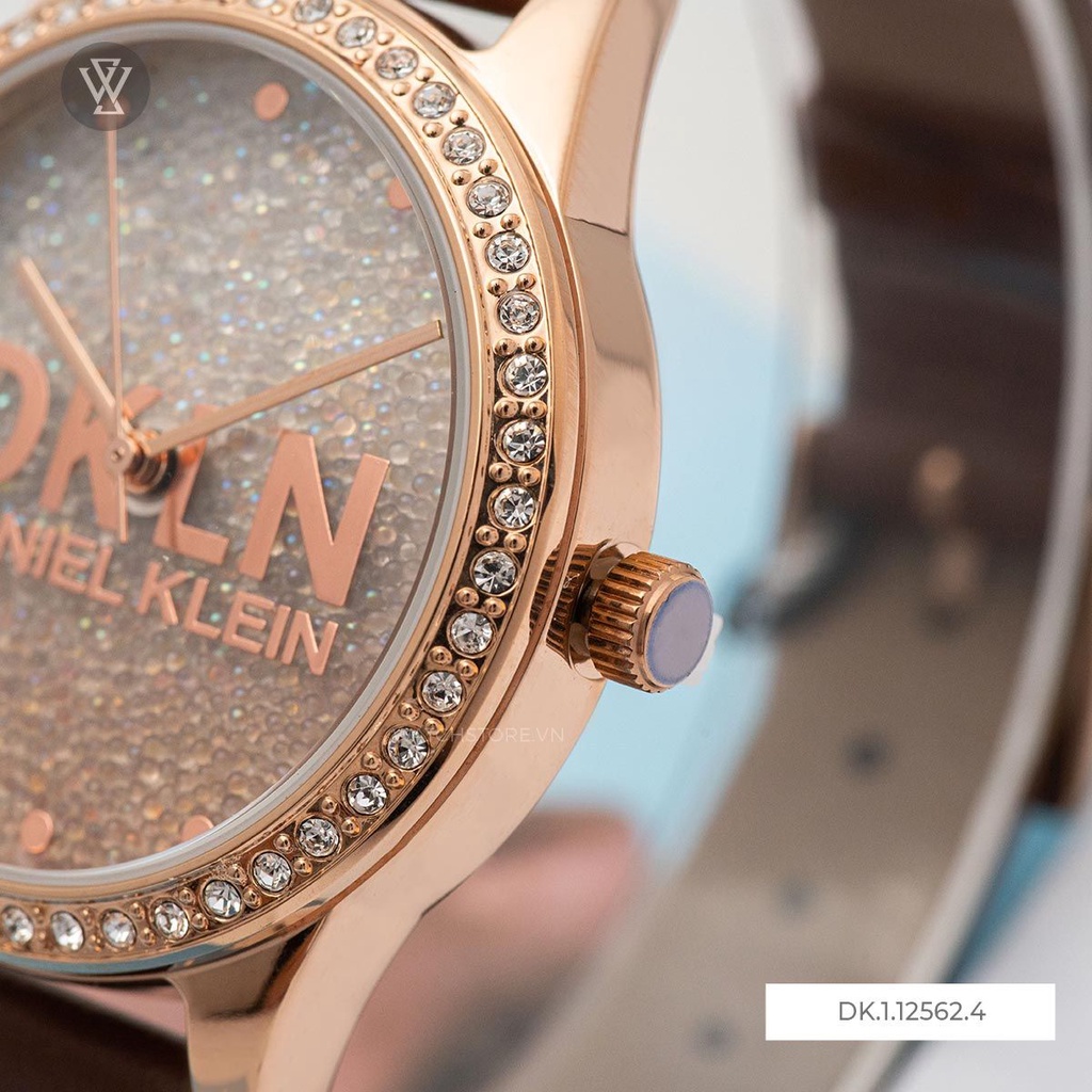 Đồng Hồ Quartz Nữ Daniel Klein WATCHSTORE DK.1.12562.4 Mặt Kính Khoáng 36mm, Dây Da, Vỏ Thép Không Gỉ