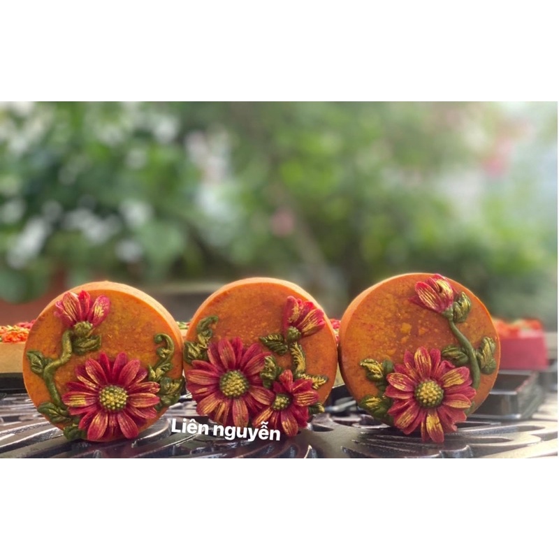 khuôn silicon cúc hoạ mi trang trí bánh