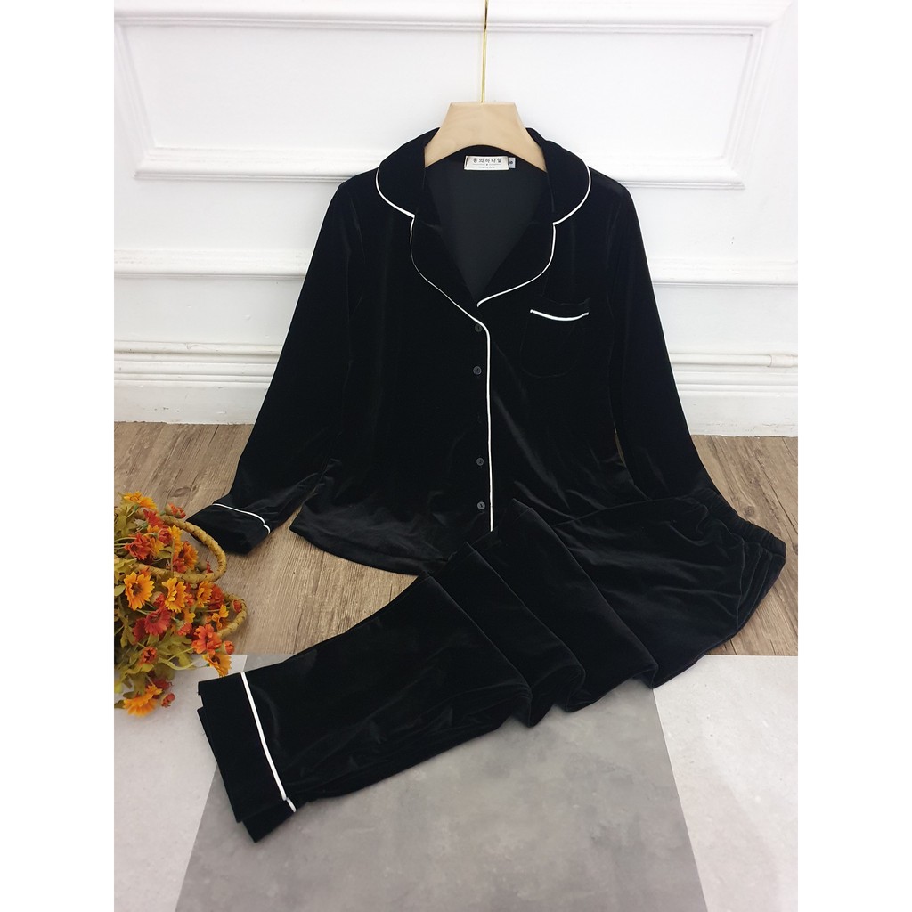 Pijama nhung trơn - Thương hiệu độc quyền của Mây | BigBuy360 - bigbuy360.vn