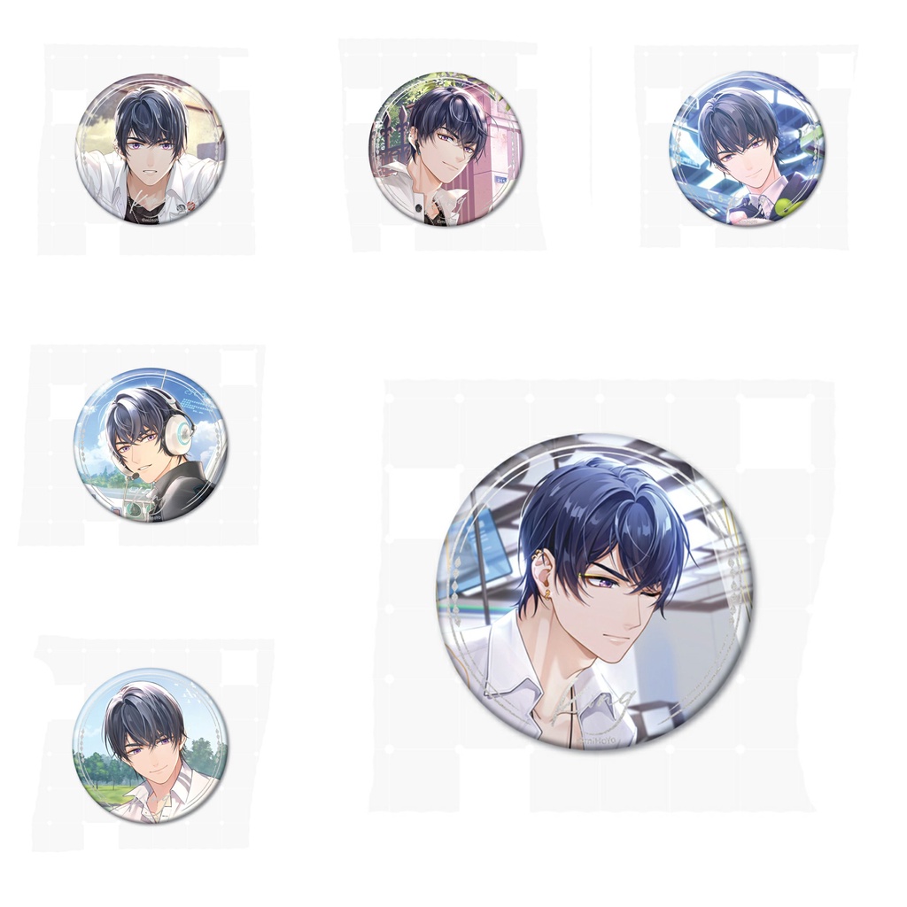 Huy hiệu cài áo IN HÌNH Tears of Themis game chibi dễ thương m02
