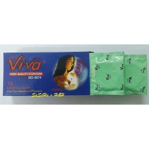 Bao cao su VIVA gai nhỏ Hương Trái Cây - Hộp 12 bao