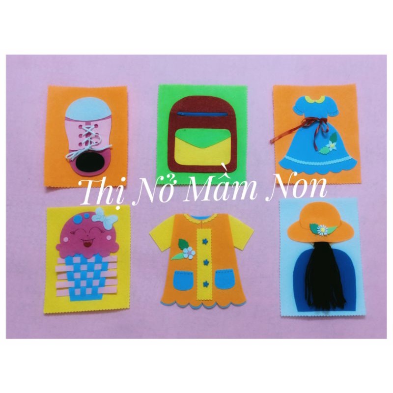 Bộ 6 kỹ năng cho bé, góc kỹ năng mầm non