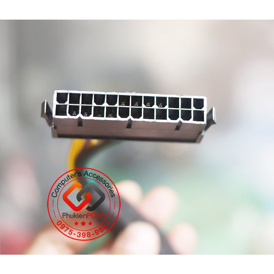 Dây cáp chuyển đổi nguồn 24Pin ra 8Pin cho Dell đồng bộ 3020, 7020, 9020, T1700, 3670, 3650