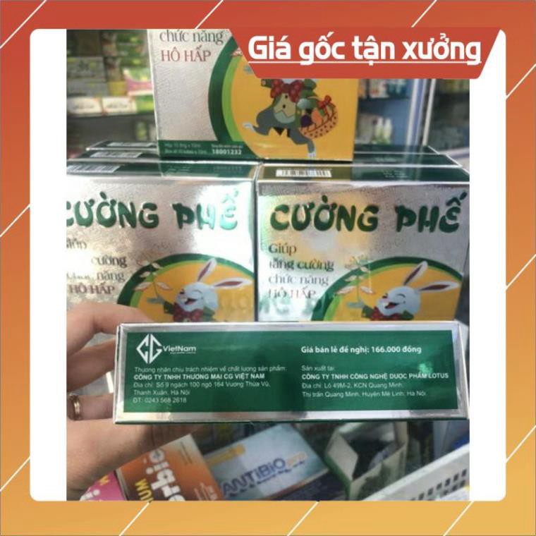 CƯỜNG PHẾ⚡CHÍNH HÃNG⚡Hộp 10ống- Tăng Cường Hô Hấp-MINH QUÂN