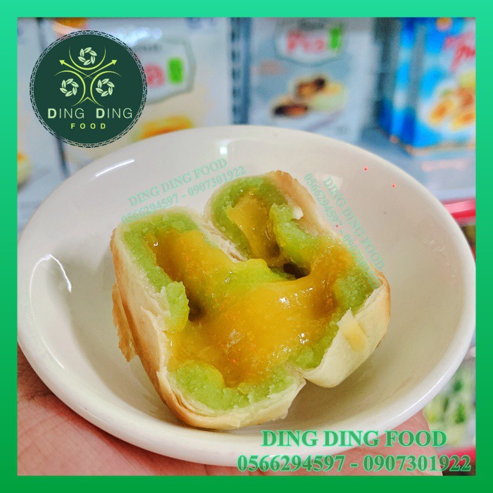 Bánh Pía Mini Kim Sa Dứa Trứng 480g [12 BÁNH] | Tân Huê Viên| Pía Kim Sa Mini| Pía Không Sầu Riêng - DING DING FOOD