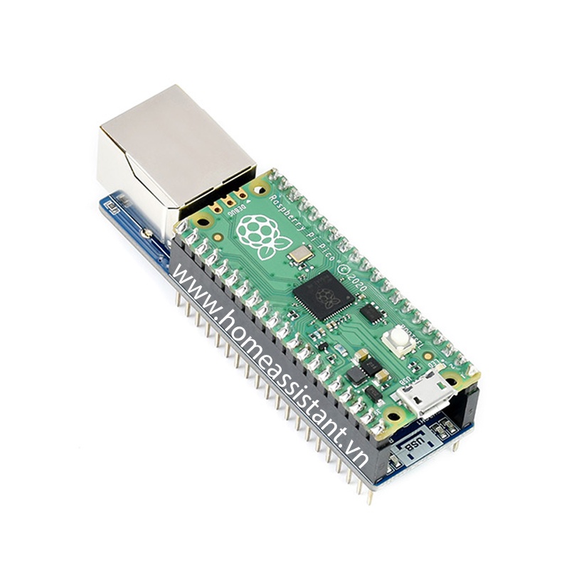 Bo Mạch Ethernet to Raspberry Pi Pico -ETH- CH9121 TTL UART