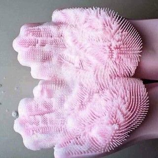 Găng tay silicon chùi rửa đa năng