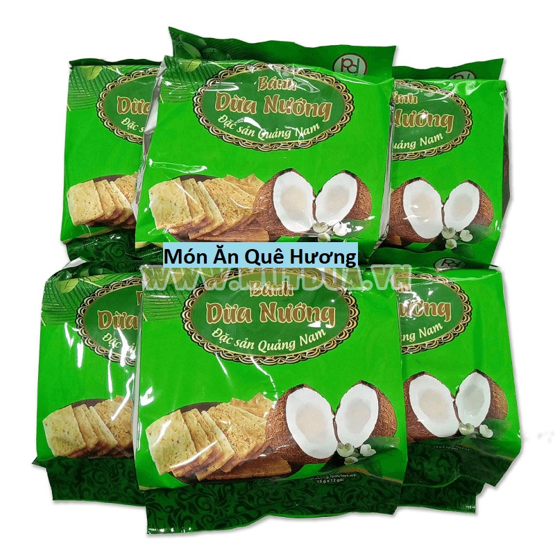 Bánh Dừa Nướng Loại Giòn Ngon Thơm - Đặc sản Miền Quê