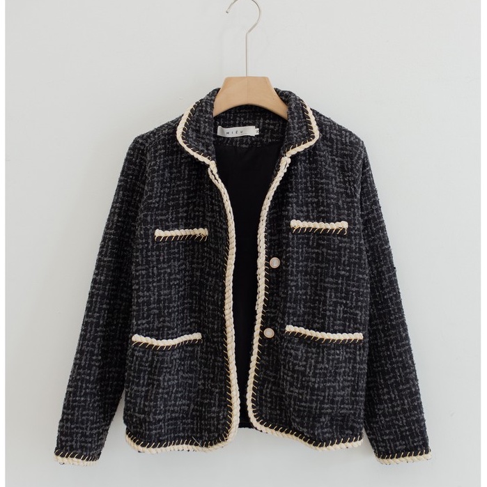 [ Miều ] Áo khoác vải tweed Jenger Jacket