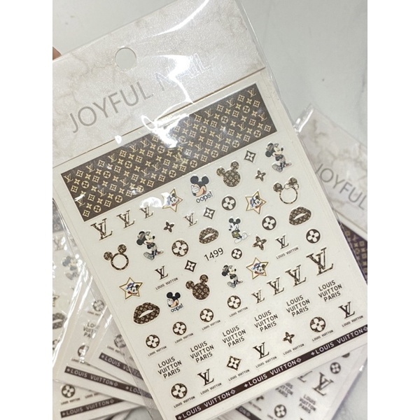 Sticker thương hiệu,hoa,bướm,chữ