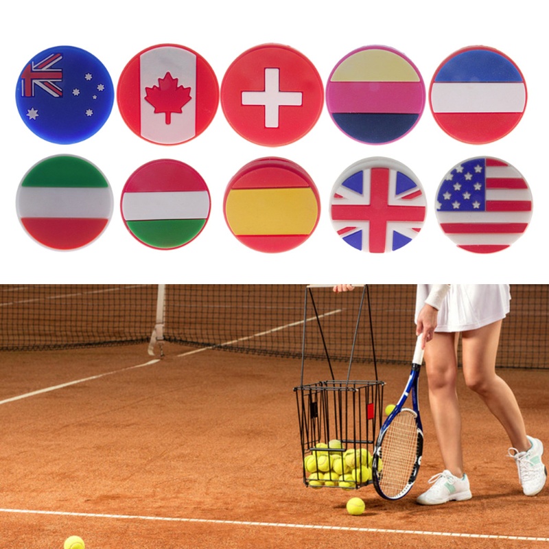 Sun Bộ 5 Cờ Các Nước Chống Sốc Cho Vợt Tennis