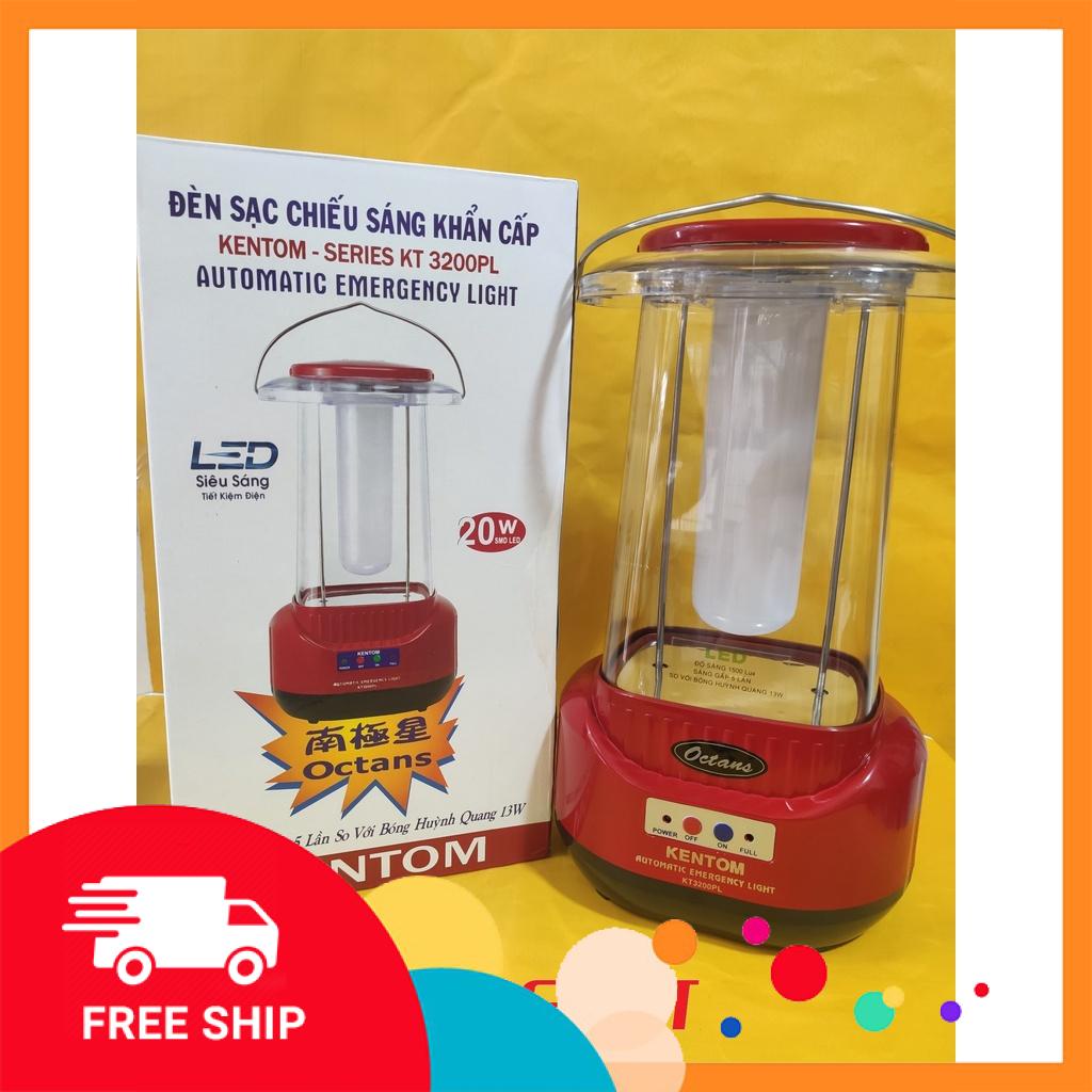 Đèn Sạc Tích Điện KenTom 3200PL Siêu Sáng Siêu Phong Dáng