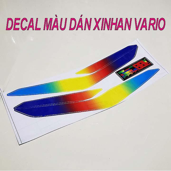 DECAL TRONG 7 MÀU DÁN XI NHAN VARIO