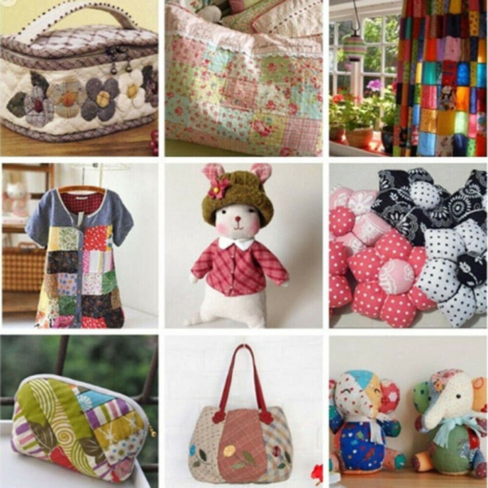 Bộ 100 Miếng Vải Cotton In Họa Tiết Kích Thước 10x10cm