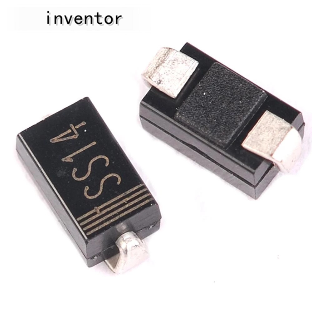 Set 100 Điốt Bán Dẫn Smd 1a / 40v 1n5819 In5819 Ss14 Sma