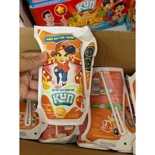 SỮA KUN TÚI 180ml ( SẴN 3 vị dâu , cam , socola ) - thùng 24 túi