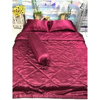Trọn bộ chăn ga gối phi lụa cao cấp sang chảnh