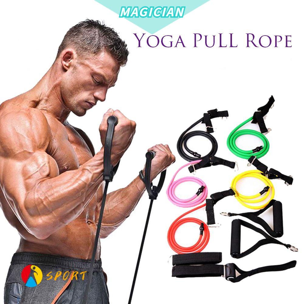 Dây Kéo Co Giãn Hỗ Trợ Luyện Tập Yoga/Thể Hình Tại Nhà