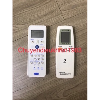 Remote máy lạnh Carrier - Điều khiển điều hoà Carrier