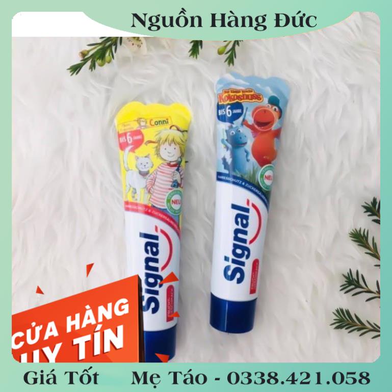 Kem đánh răng và bàn chải Signal Đức cho bé từ 0-6 tuổi và 6+ nuốt được - Đủ Bill
