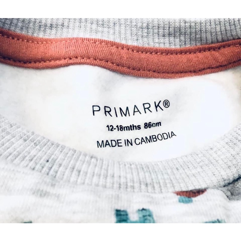 Bộ nỉ bông Prinmark dư xịn cho bé