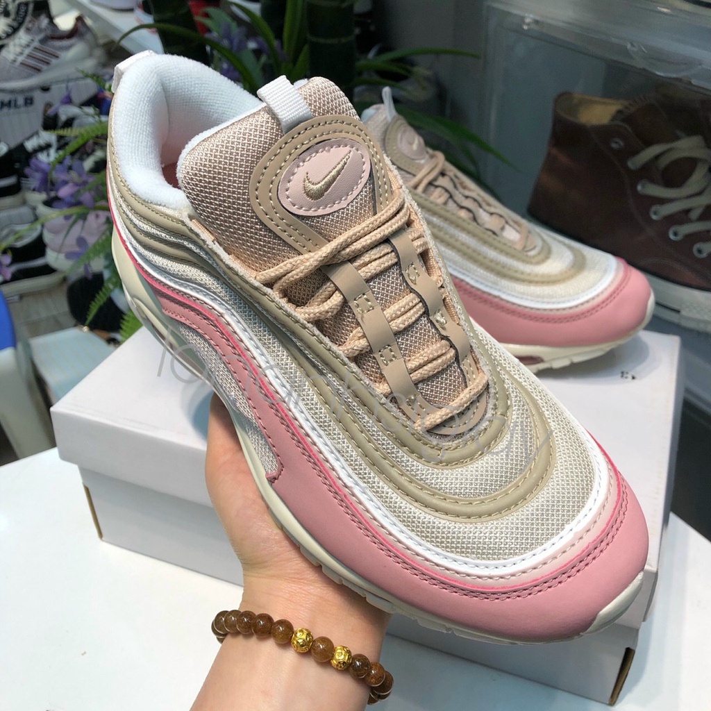 Giày Thể Thao Sneaker air 97 vàng nhạt pha hồng mới HỖ TRỢ ĐỔI TRẢ TRONG 15 NGÀY !