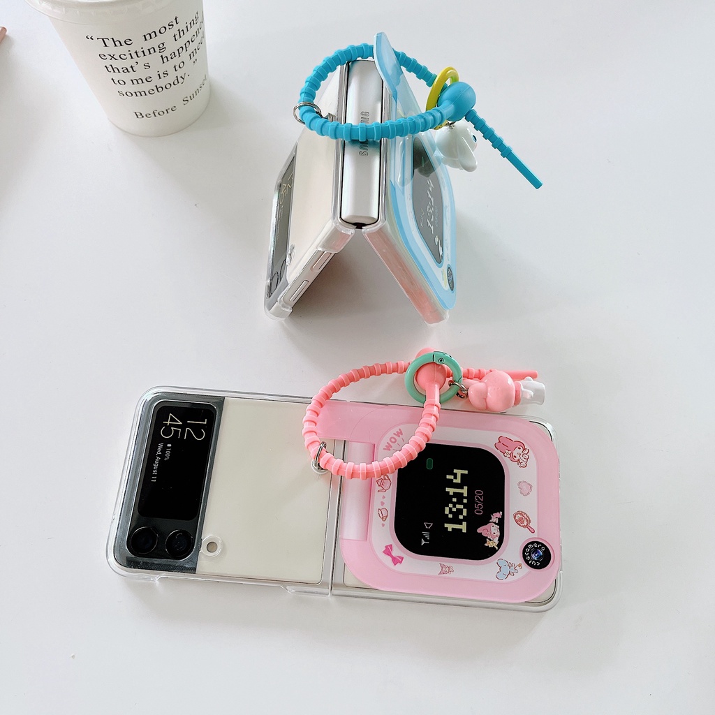 Ốp Điện Thoại Chống Sốc Họa Tiết Hoạt Hình Phong Cách retro Cho Samsung z Flip 3 zflip3 z Flip3
