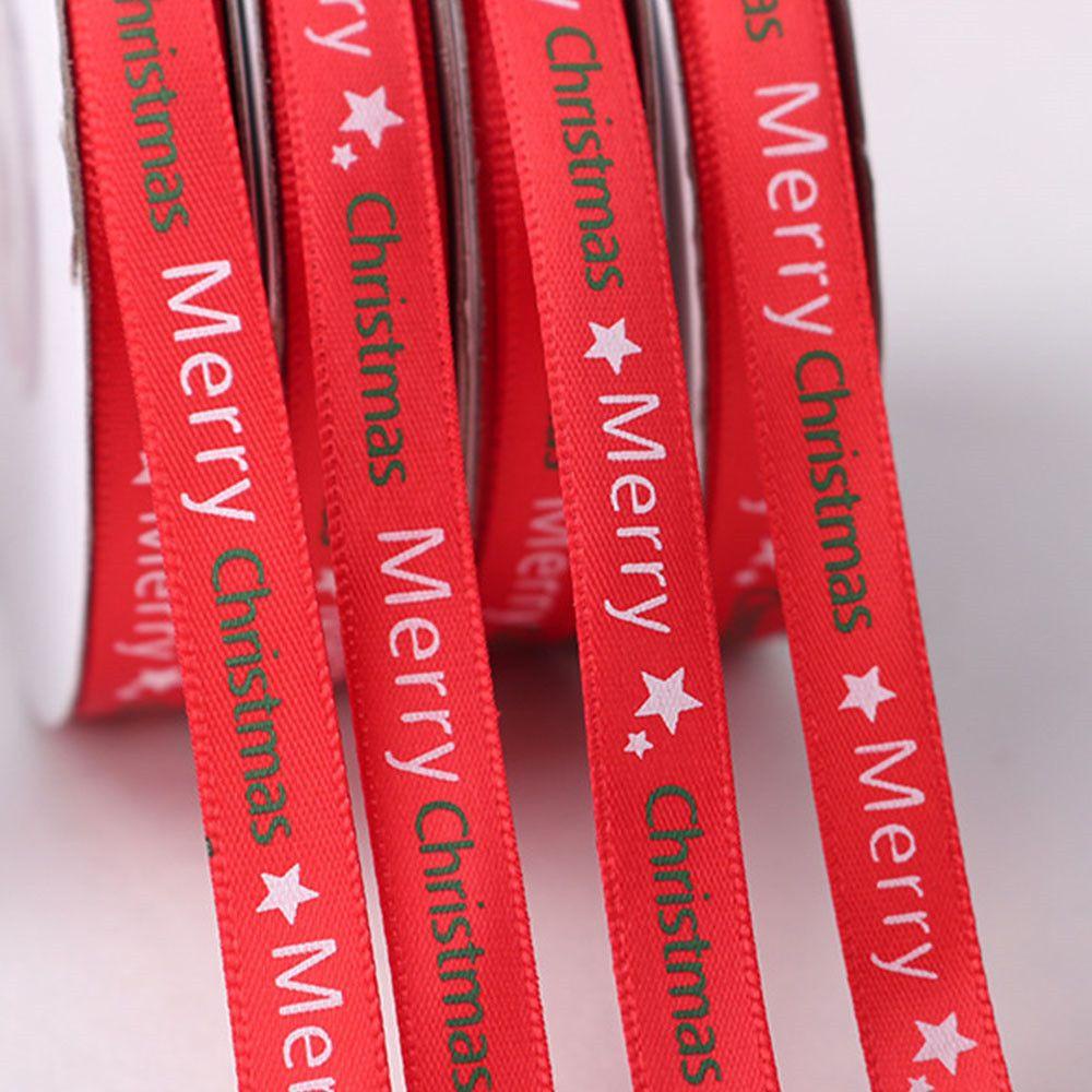 DORAW Cuộn Dây Ruy Băng Trang Trí Giáng Sinh 25 Yards