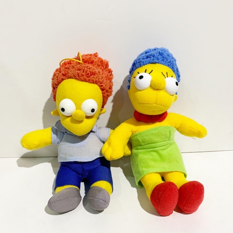 Cặp gấu bông the simpsons - thú nhồi bông đồ chơi dễ thương phong cách Âu Mỹ