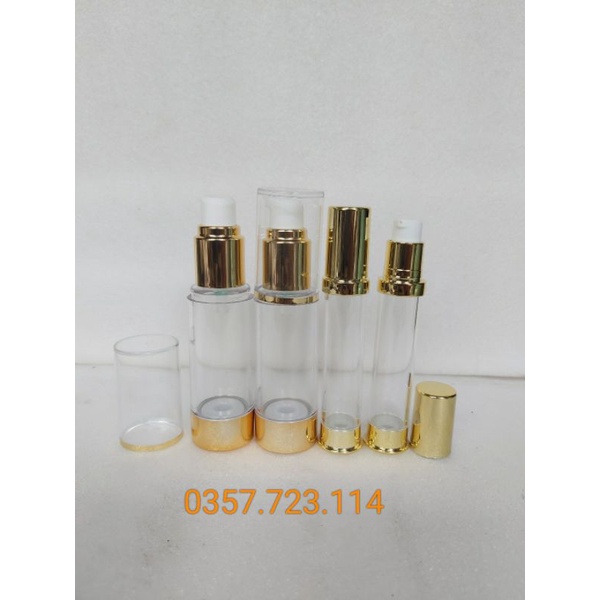 Chai nhựa hút chân không 20ml,30ml,50ml