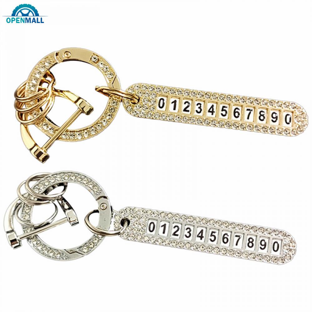 Móc Khóa Có Gắn Thẻ Số Chống Thất Lạc Tiện Lợi