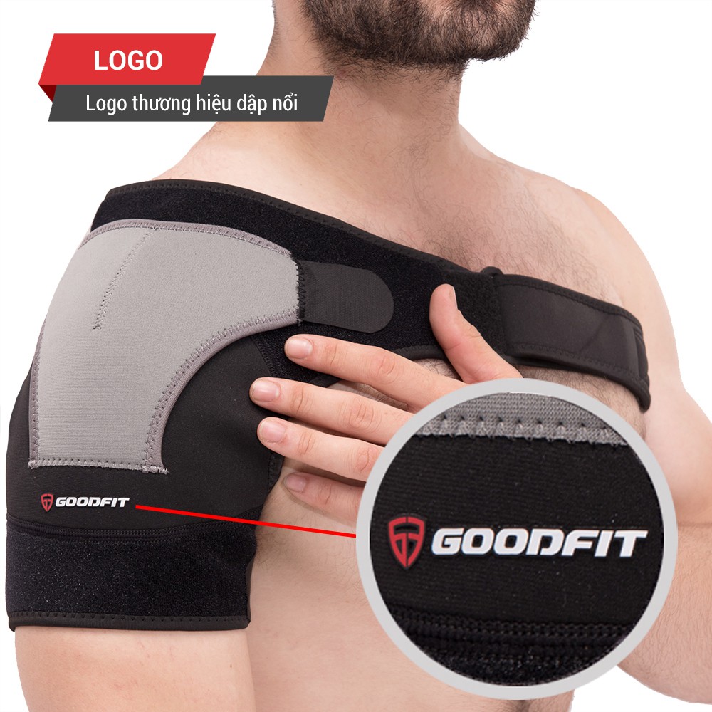 Đai bảo vệ khớp vai, bảo vệ vai phòng tránh chấn thương GoodFit phục hồi chức năng vai GF701S