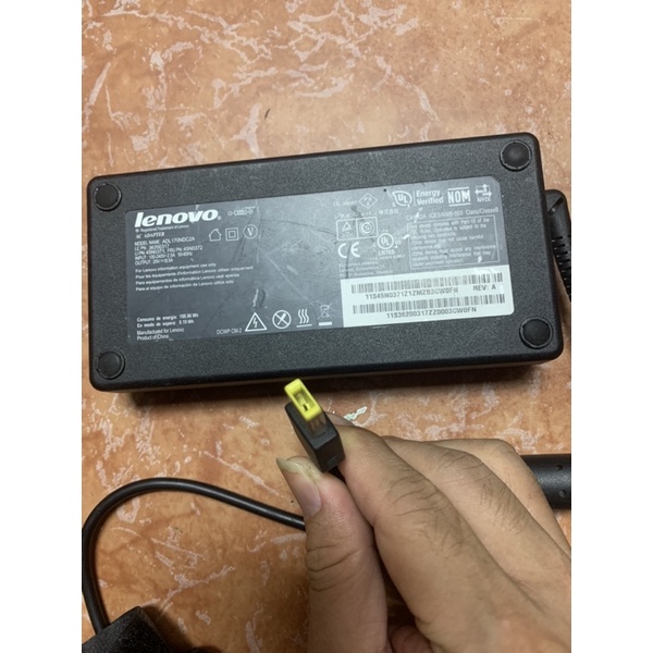 adapter sạc laptop lenovo thinkpad 170w đàu usb zin cũ 20v 8.5a