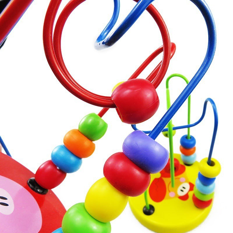Đồ Chơi Giáo Dục Bằng Gỗ Nhiều Màu Sắc Cho Bé