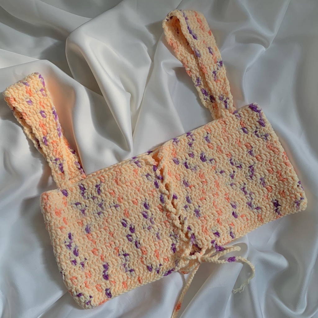 Gichi Crochet Top - Áo móc len - Ichi.sg